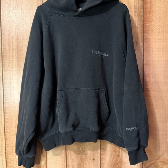 Essentials Fear of God Black Hoodie - Picture 2 of 12